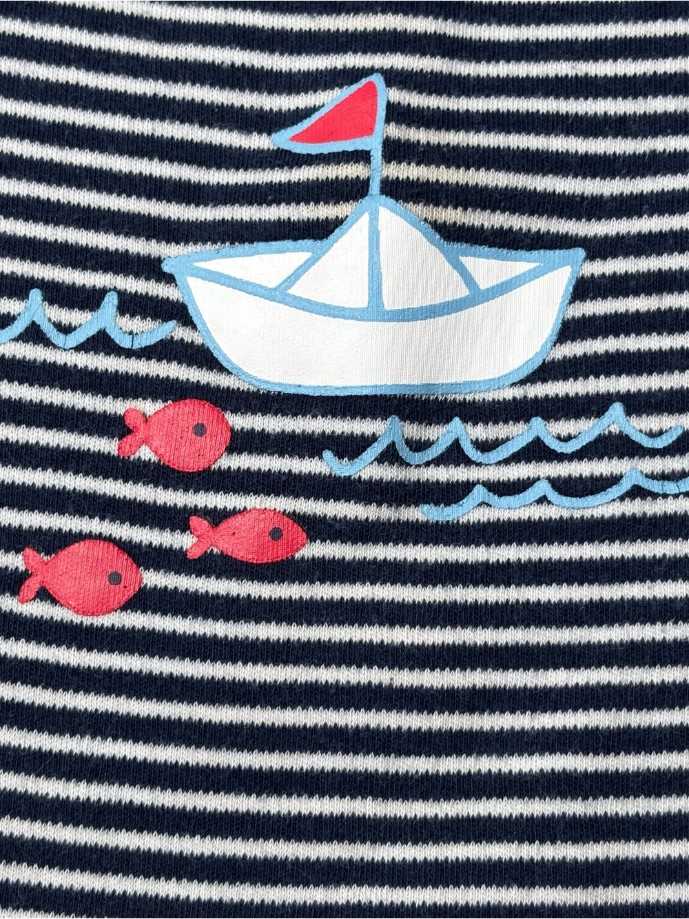 Earthtone Nautical Sailboat & Bear AOP Striped Bodysuit Bundle 5pcs 12-18M - Picture 4 of 13